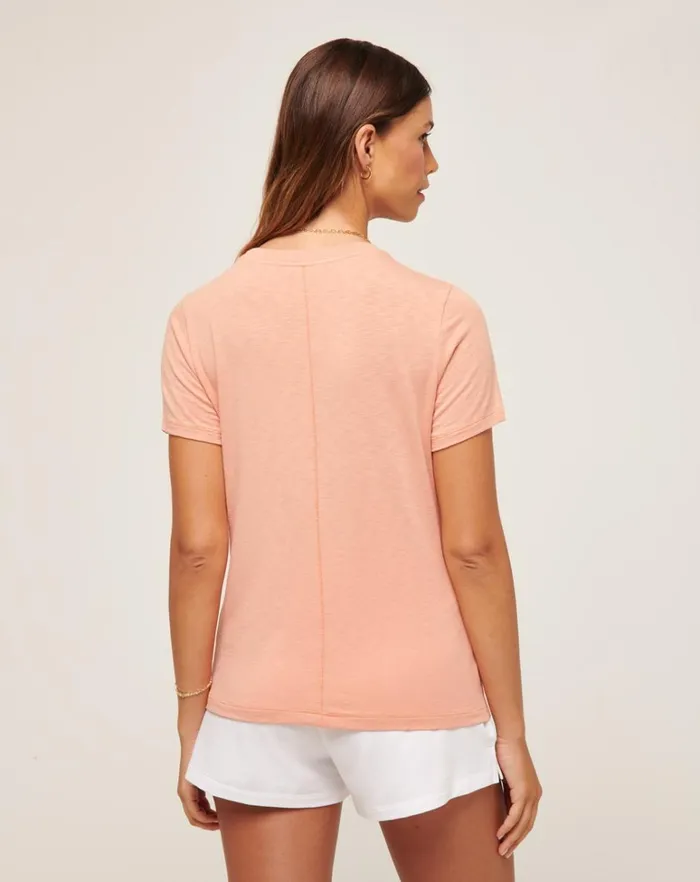 Women Tees TravisMathew CLOUD JERSEY TEE Canyon Sunset Women Tees TravisMathew CLOUD JERSEY TEE Canyon Sunset