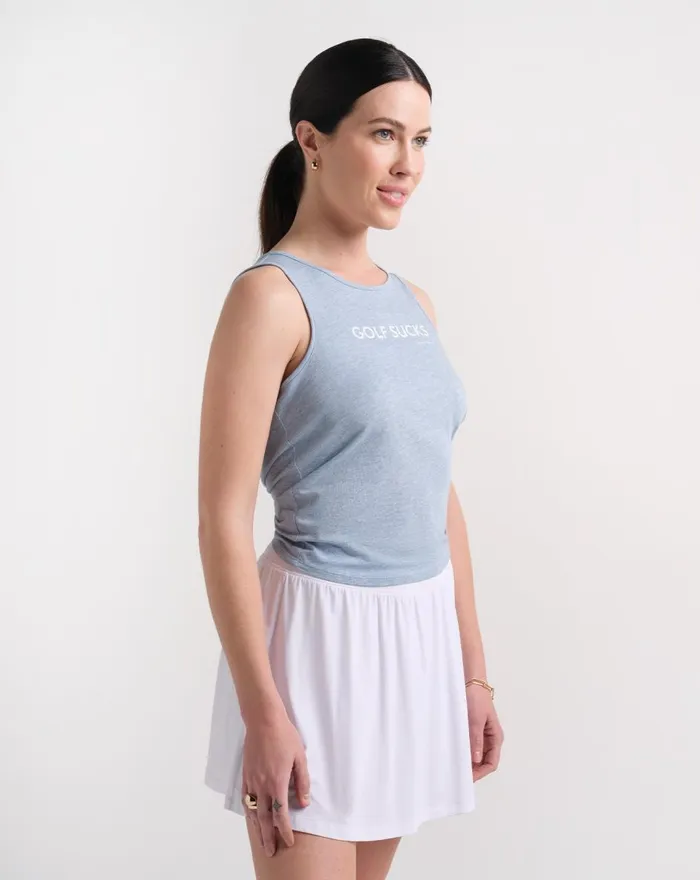 Women Tees TravisMathew STRAWBERRY LEMONADE TANK Heather Tempest Women Tees TravisMathew STRAWBERRY LEMONADE TANK Heather Tempest
