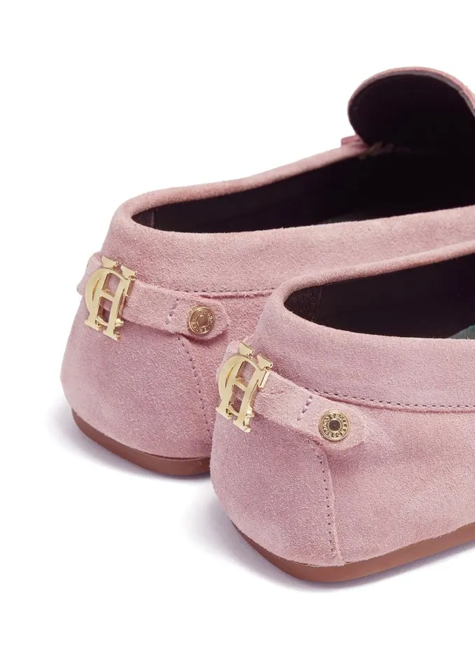 Women The Driving Loafer Soft Pink Suede Holland Cooper Loafers
