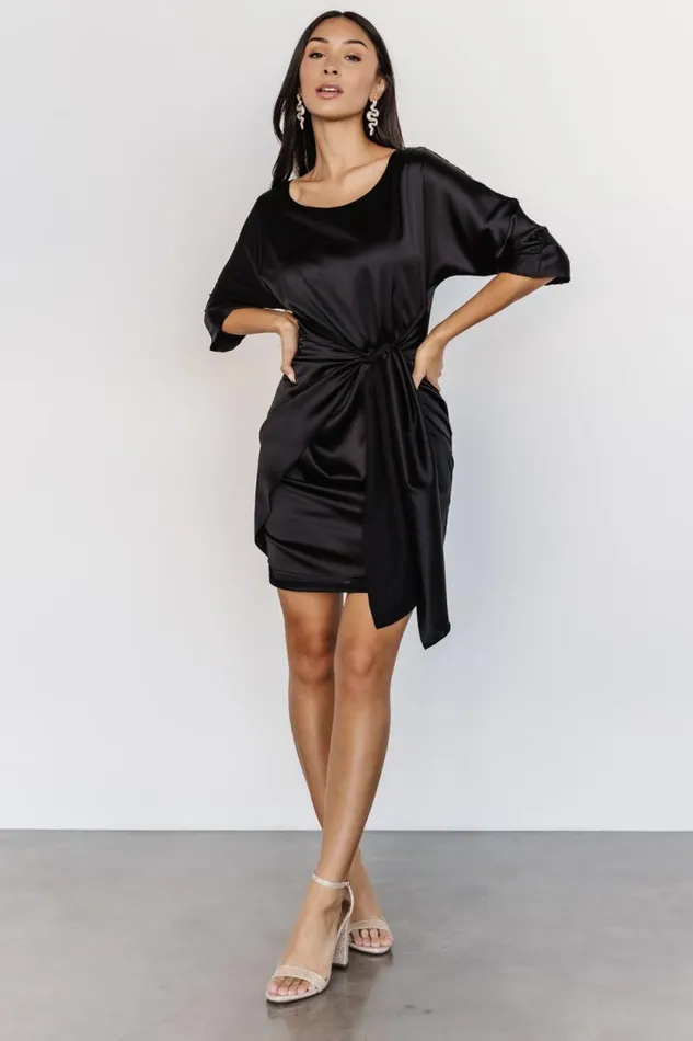 Women Theo Mini Dress Black Baltic Born Short Dresses