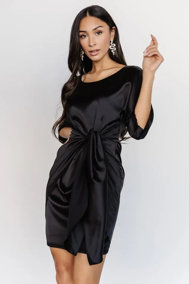 Women Theo Mini Dress Black Baltic Born Short Dresses Women Theo Mini Dress Black Baltic Born Short Dresses