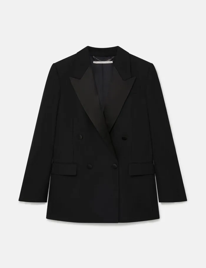 Women Tuxedo Blazer Black Stella McCartney Coats And Jackets