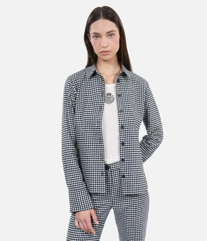 Women Vicky Check Shirt THE KOOPLES Blouses and Shirts