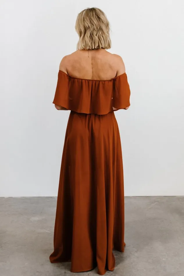 Women Victoria Off Shoulder Maxi Dress Spice Baltic Born Maxi Dresses Women Victoria Off Shoulder Maxi Dress Spice Baltic Born Maxi Dresses