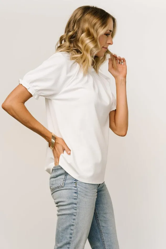 Women Vincent Top Off White Baltic Born Blouses and Shirts