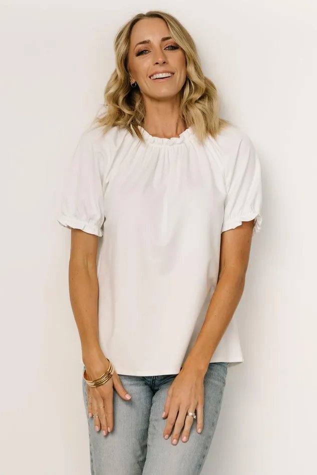 Women Vincent Top Off White Baltic Born Blouses and Shirts