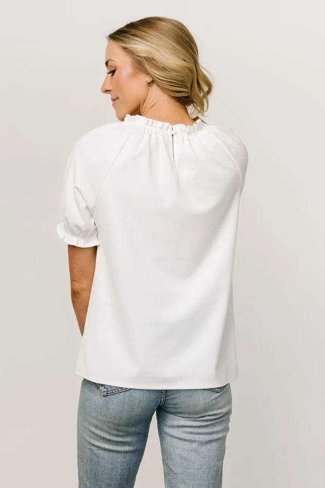 Women Vincent Top Off White Baltic Born Blouses and Shirts