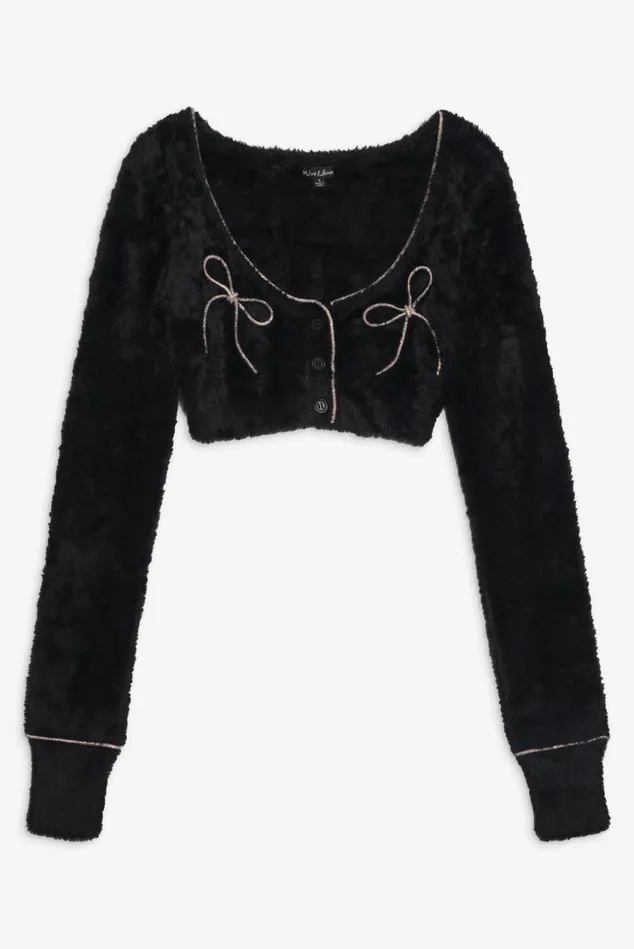 Women Vivienne Cardigan Black For Love and Lemons Tops