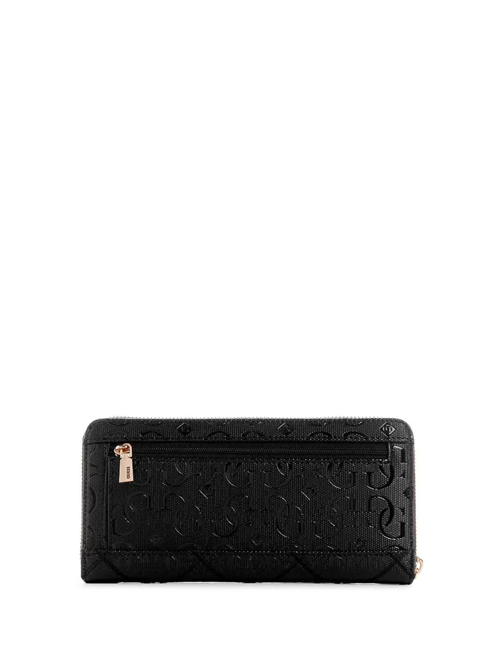 Women Wallets GUESS Black Caddie Large Wallet