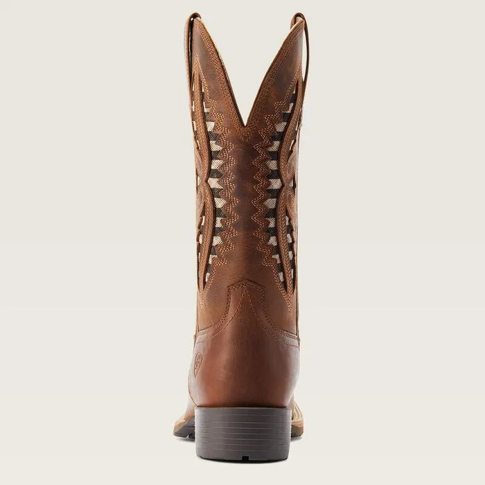 Women Western Boots Ariat Hybrid Rancher VentTek 360deg Western Boot Distressed Tan