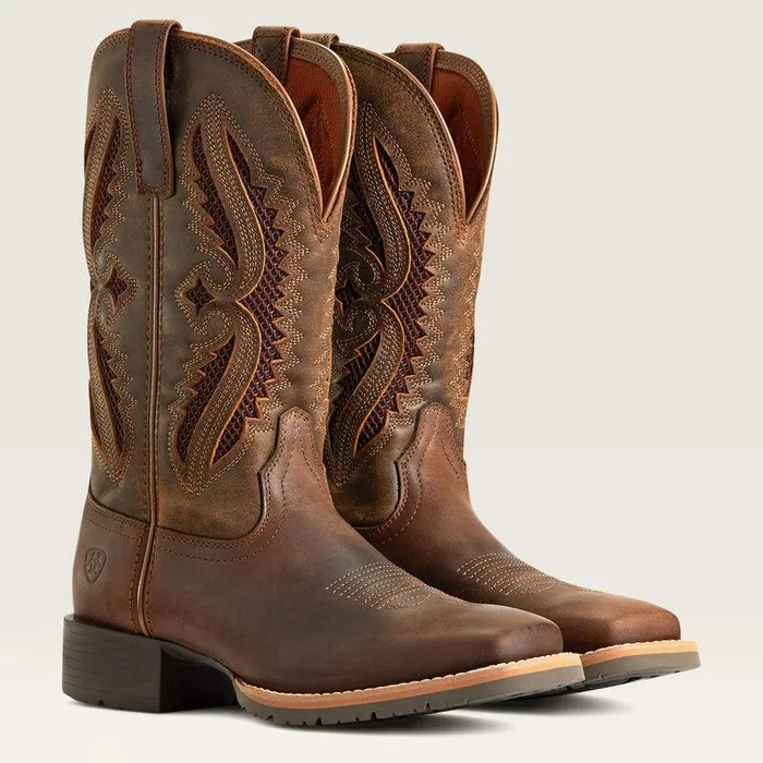 Women Western Boots Ariat Hybrid Rancher VentTek 360deg Western Boot Distressed Tanand Truffle Women Western Boots Ariat Hybrid Rancher VentTek 360deg Western Boot Distressed Tanand Truffle