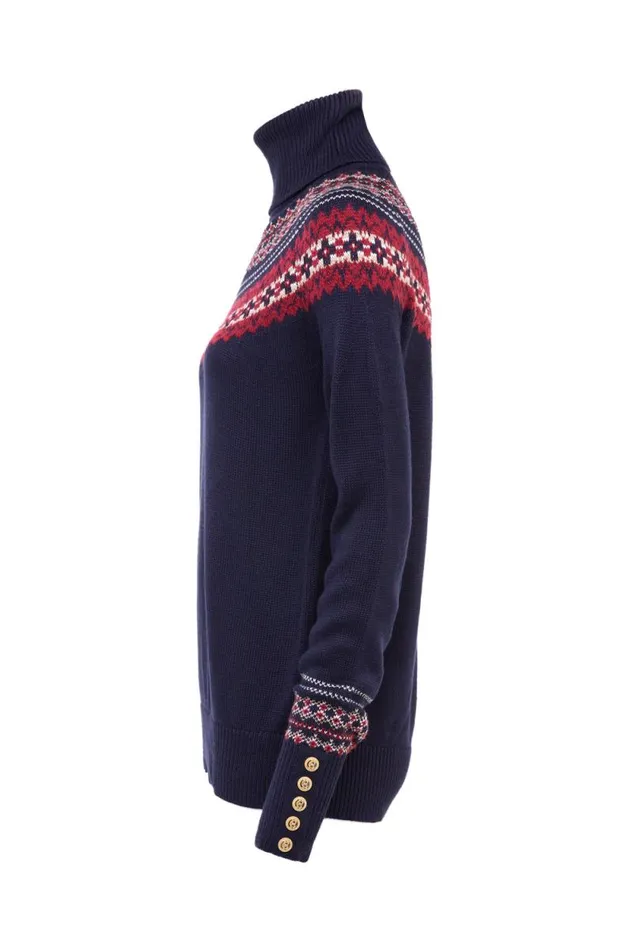 Women Whistler Roll Neck Knit Ink Navy Holland Cooper Knitwear