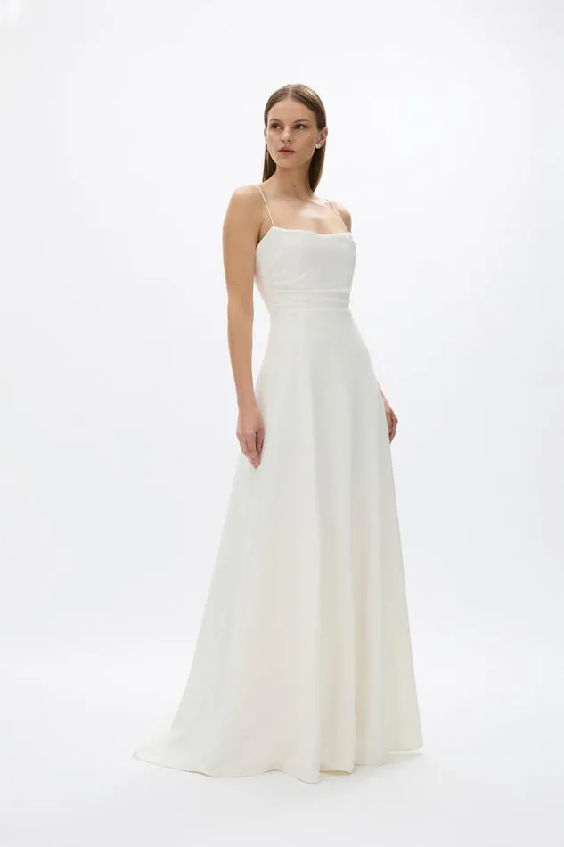 Women White Dresses Rachel Gilbert Rachel Gilbert Bridal ARLINGTON GOWN 8211 IVORY