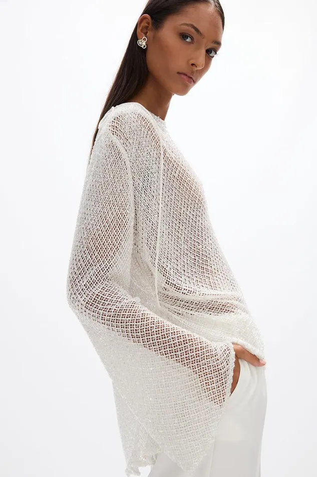 Women White Dresses Rachel Gilbert Valari Top Ivory