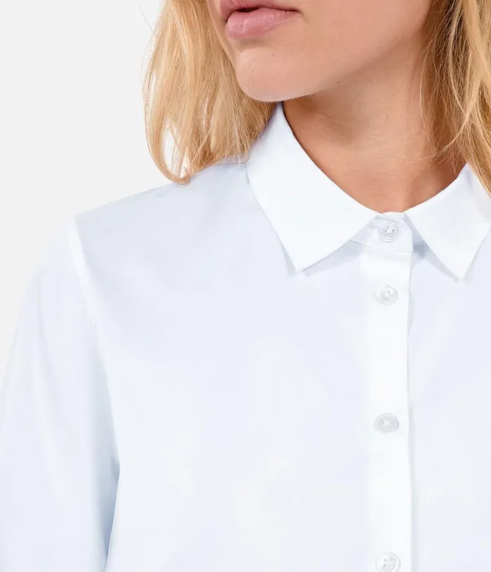 Women White Poplin Shirt THE KOOPLES Blouses and Shirts