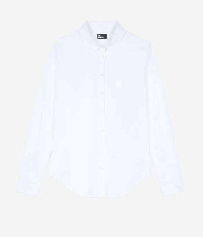 Women White Poplin Shirt THE KOOPLES Blouses and Shirts