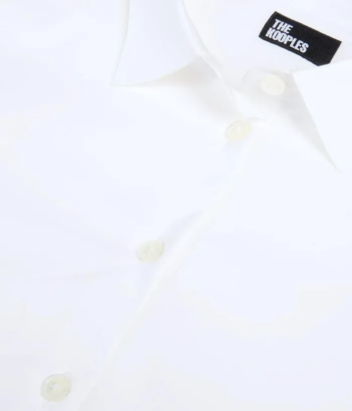 Women White Poplin Shirt THE KOOPLES Blouses and Shirts