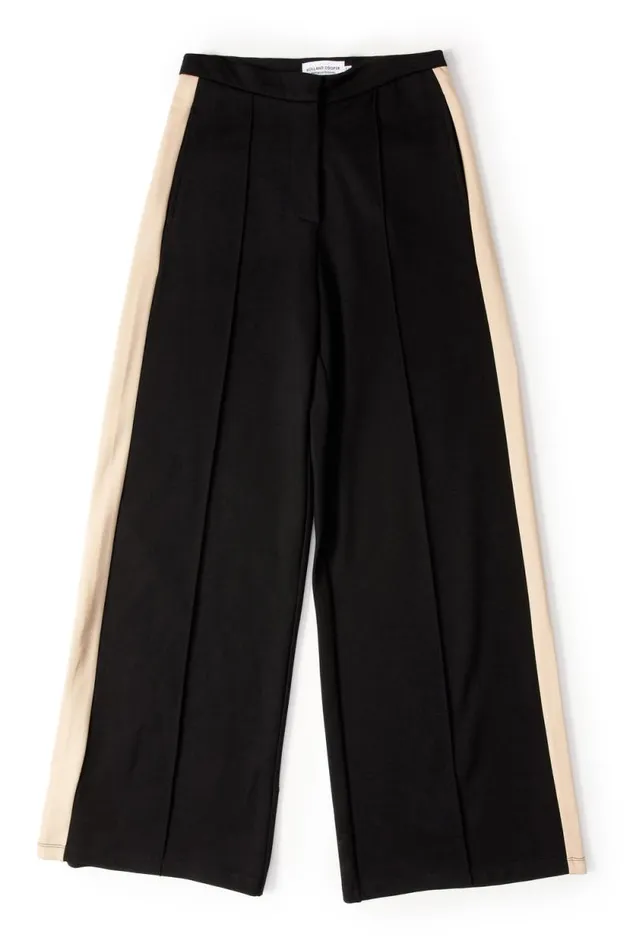 Women Wide Leg Pant Black Holland Cooper Trousers Women Wide Leg Pant Black Holland Cooper Trousers