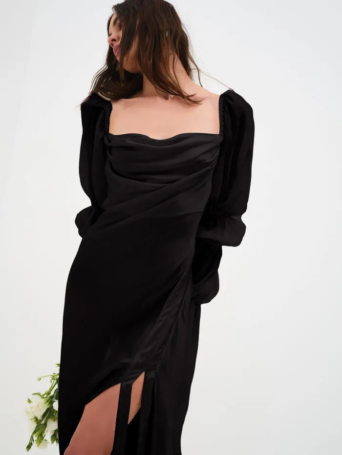 Women Willow Gown Black For Love and Lemons Dresses