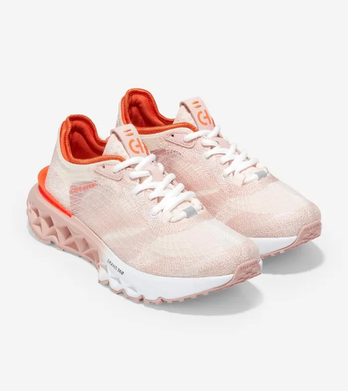 Women Women039s 5ZERGRAND Embrostitch Running Shoe Pink Cole Haan Sneakers