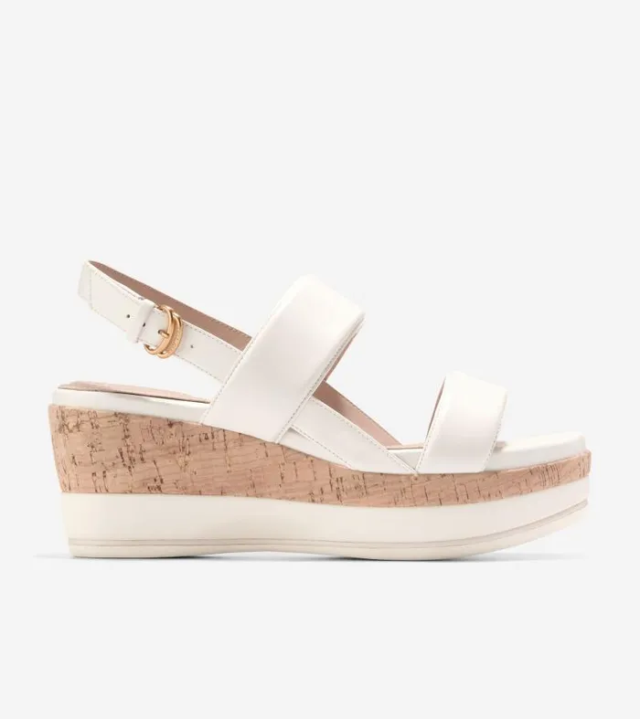 Women Women039s Aislin Wedge Sandals Beige Cole Haan Sandals