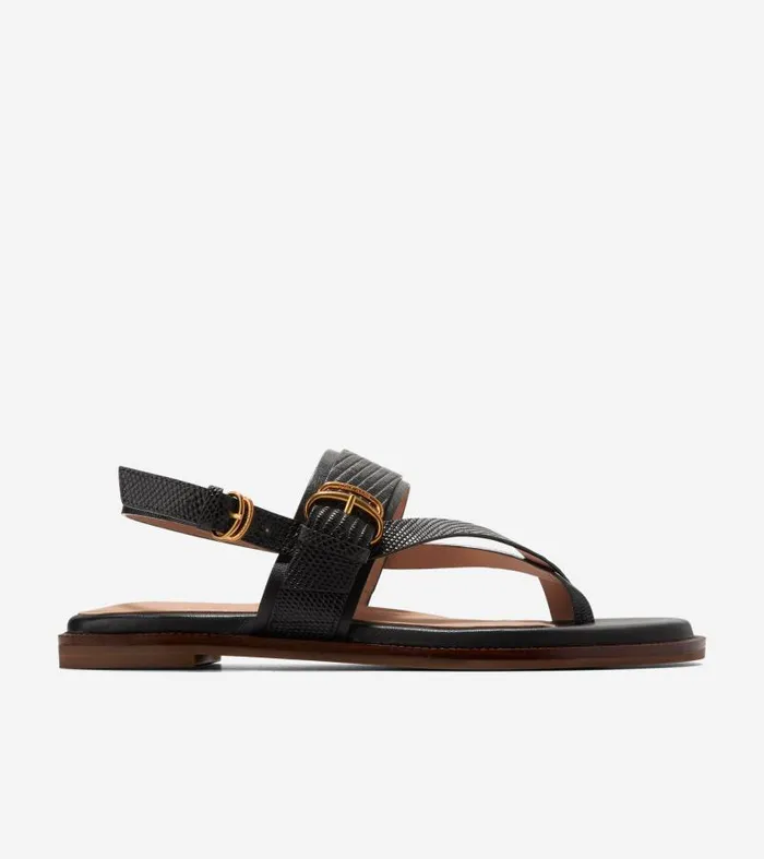 Women Women039s ANICA LUX BUCKLE SANDAL Black Cole Haan Sandals