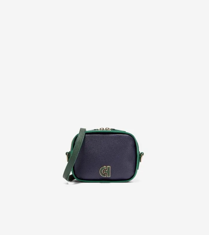 Women Women039s Essential Crossbody Camera Bag Blue Cole Haan Bags and Backpacks