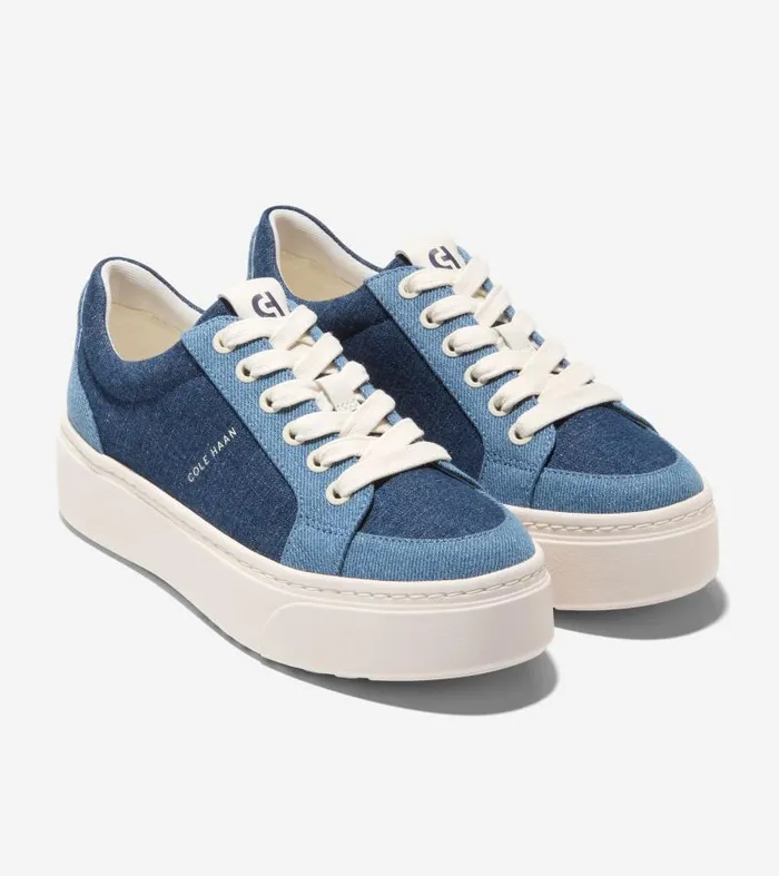 Women Women039s GrandPr Max Platform Sneakers Blue Cole Haan Sneakers Women Women039s GrandPr Max Platform Sneakers Blue Cole Haan Sneakers