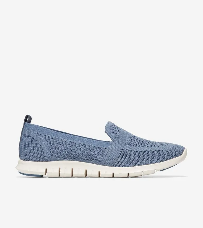 Women Women039s ZERGRAND SlipOn Loafer Blue Cole Haan Loafers and Drivers