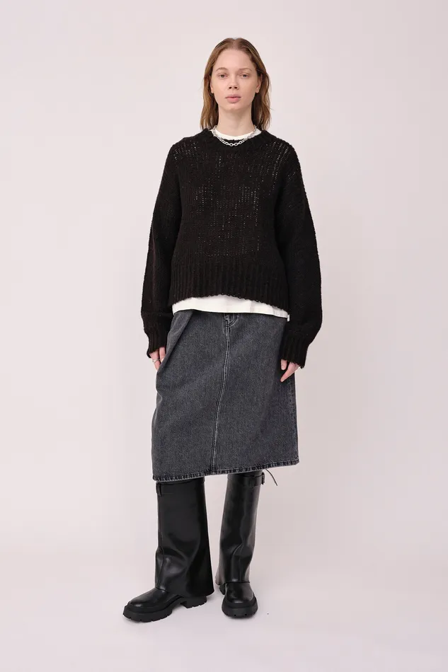 Women Wonhundred Blaire 8211 Black Knitwear