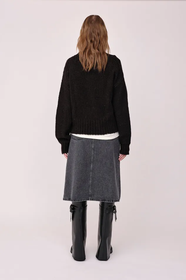 Women Wonhundred Blaire 8211 Black Knitwear