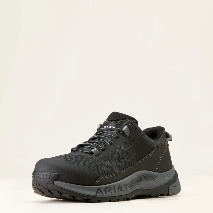 Women Work Boots and Shoes Ariat Outpace Shift Composite Toe Work Shoe Black
