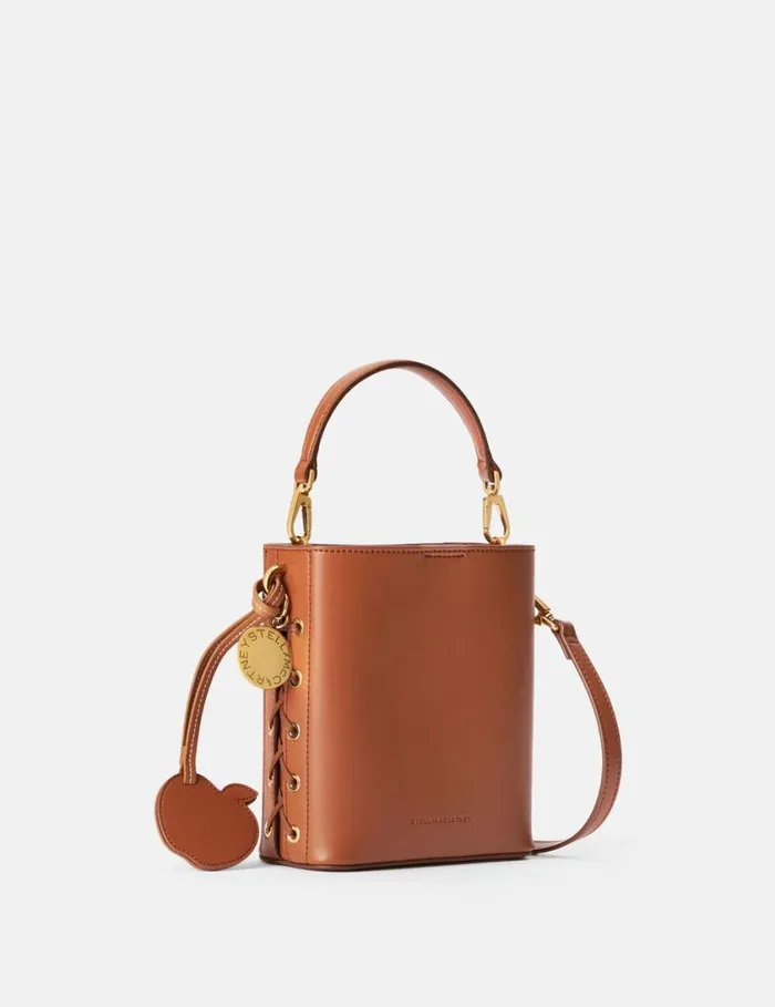 Women Woven Bucket Bag Tan Brown Stella McCartney TopHandle Bags Women Woven Bucket Bag Tan Brown Stella McCartney TopHandle Bags