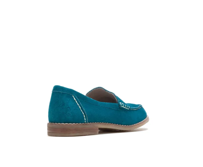 Women Wren Loafer Corsair Suede Flats and SlipOns Hush Puppies