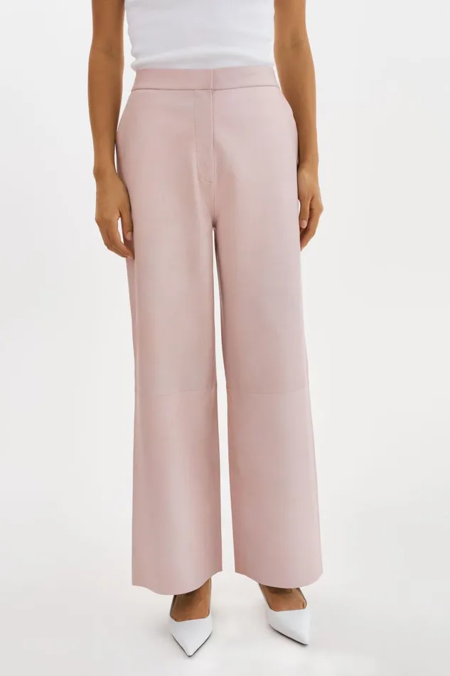 Women YAREN Leather Pants Rose LAMARQUE Pants and Shorts Women YAREN Leather Pants Rose LAMARQUE Pants and Shorts