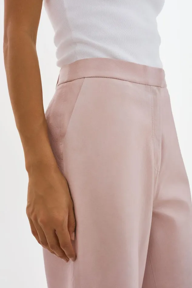 Women YAREN Leather Pants Rose LAMARQUE Pants and Shorts Women YAREN Leather Pants Rose LAMARQUE Pants and Shorts