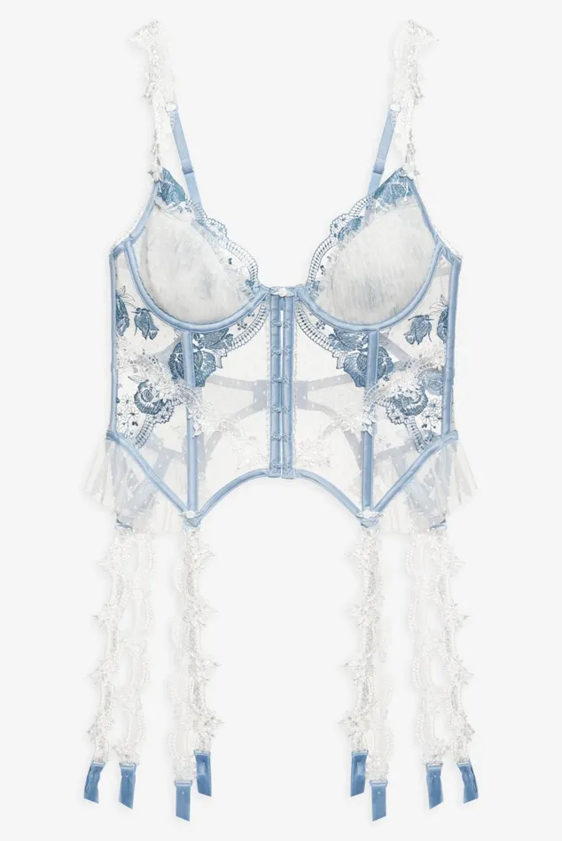 Women Zoeva Bustier Blue For Love and Lemons Lingerie