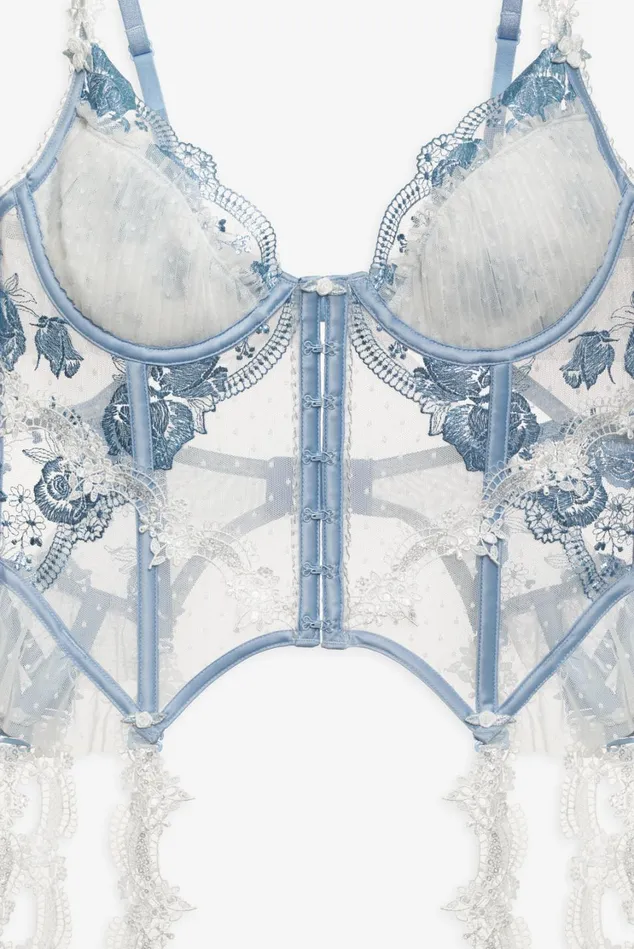Women Zoeva Bustier Blue For Love and Lemons Lingerie