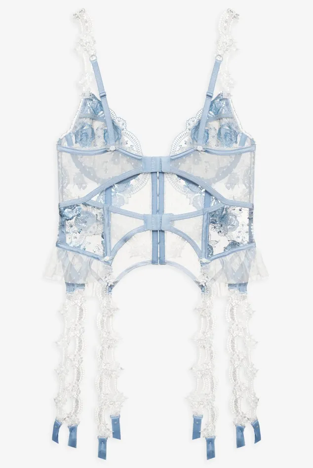 Women Zoeva Bustier Blue For Love and Lemons Lingerie
