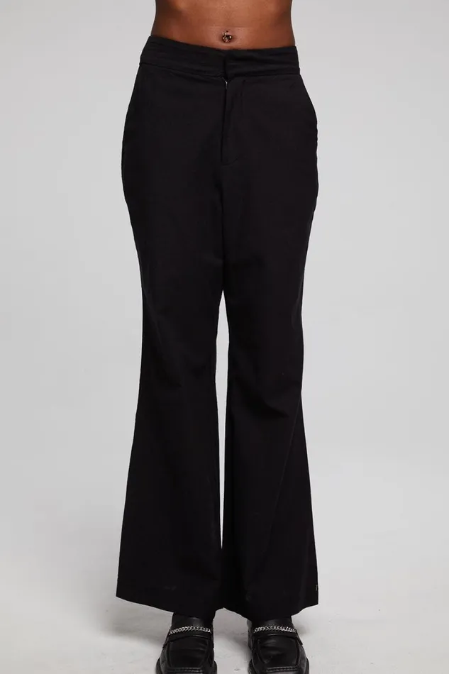 Womens Bottoms Chaser Brand Simone Trousers 8211 Black Onyx