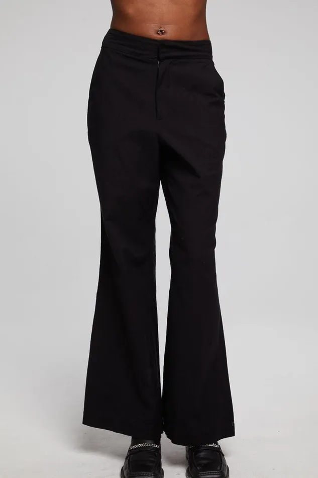 Womens Bottoms Chaser Brand Simone Trousers 8211 Black Onyx