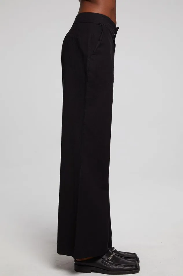 Womens Bottoms Chaser Brand Simone Trousers 8211 Black Onyx