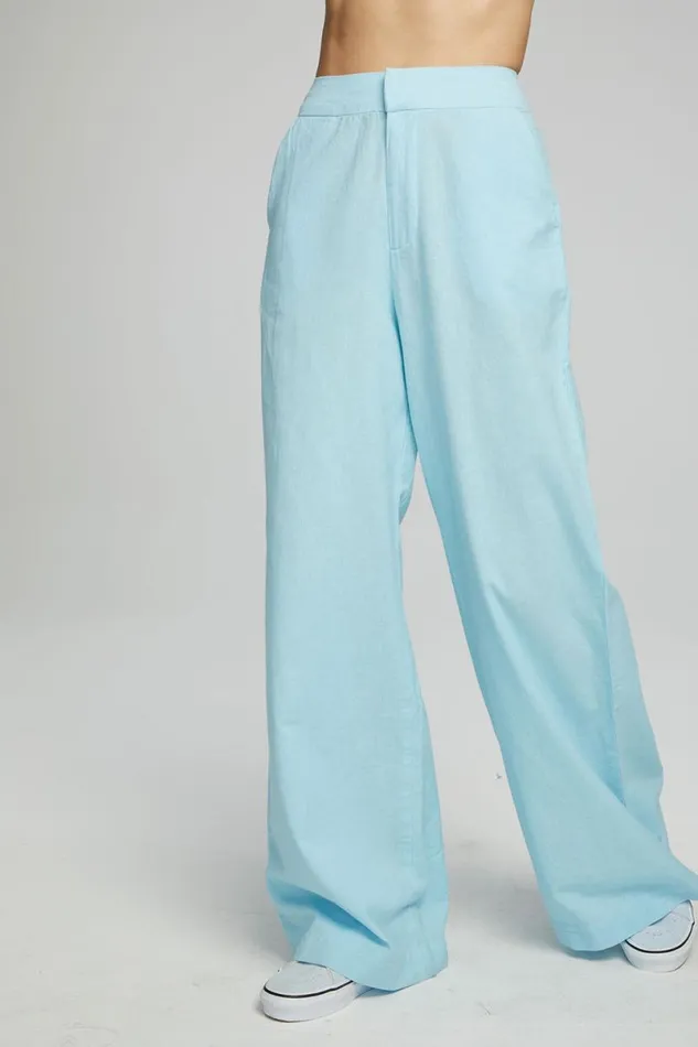 Womens Bottoms Chaser Brand Simone Trousers 8211 Clear Sky
