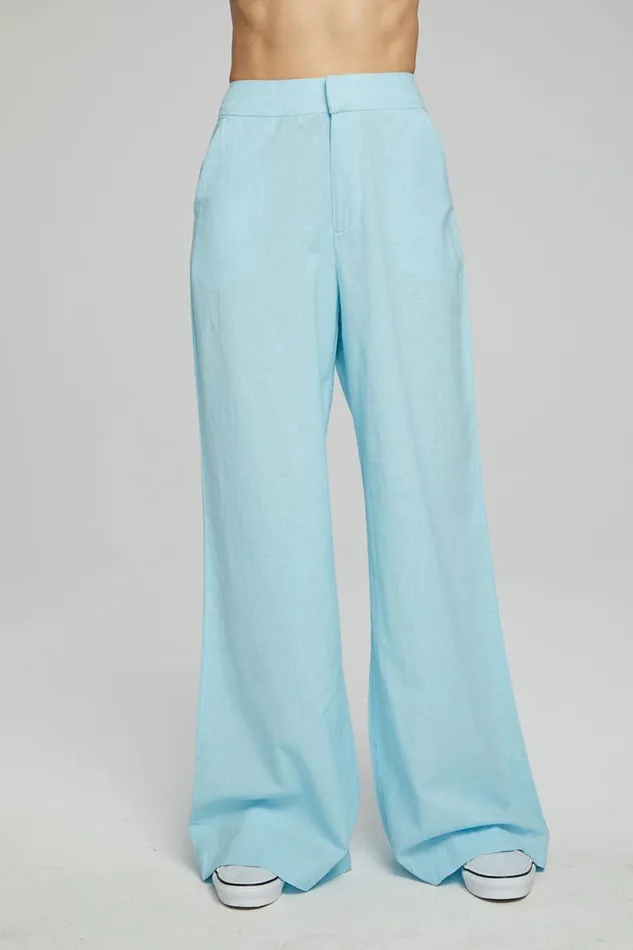 Womens Bottoms Chaser Brand Simone Trousers 8211 Clear Sky