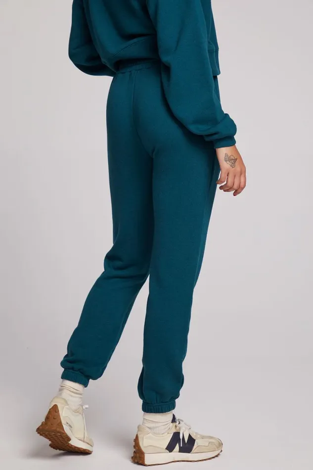Womens Bottoms Chaser Brand Wilshire Dark Sea Joggers