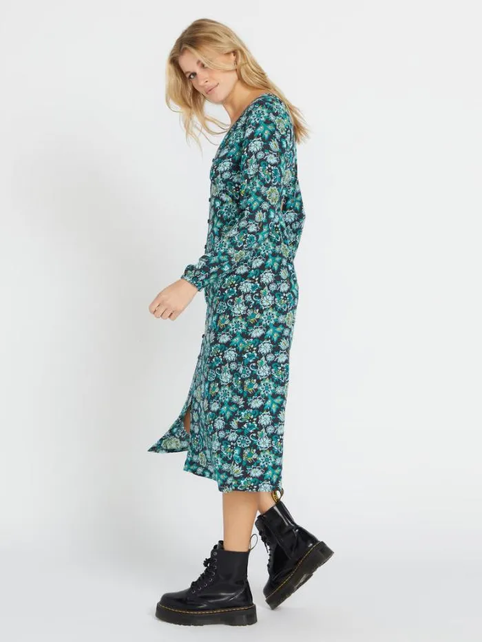 Womens Dresses Volcom Beau Beau Dress 8211 Vintage Black
