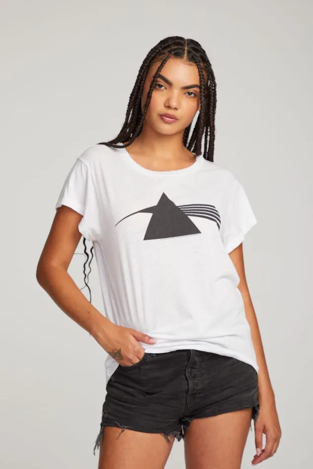 Womens Graphics Chaser Brand Pink Floyd Dark Side Of The Moon Tee