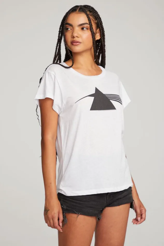 Womens Graphics Chaser Brand Pink Floyd Dark Side Of The Moon Tee