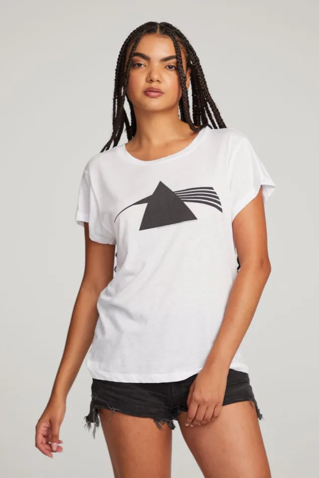Womens Graphics Chaser Brand Pink Floyd Dark Side Of The Moon Tee