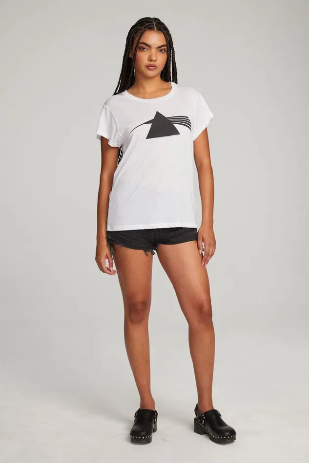 Womens Graphics Chaser Brand Pink Floyd Dark Side Of The Moon Tee